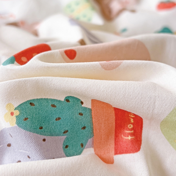 91家纺网 家纺一手货源 找家纺 依庭 2025新款全棉印花花卉款四件套单品系列-单被套 彩绘世界