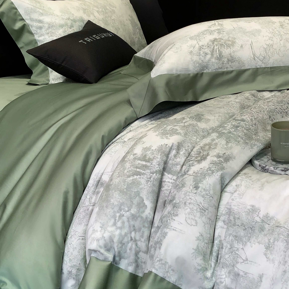 91家纺网 家纺一手货源 找家纺 （总）2025年高支高密长绒棉专版活性数码印花系列四件套【券后控价——券后不低于378】