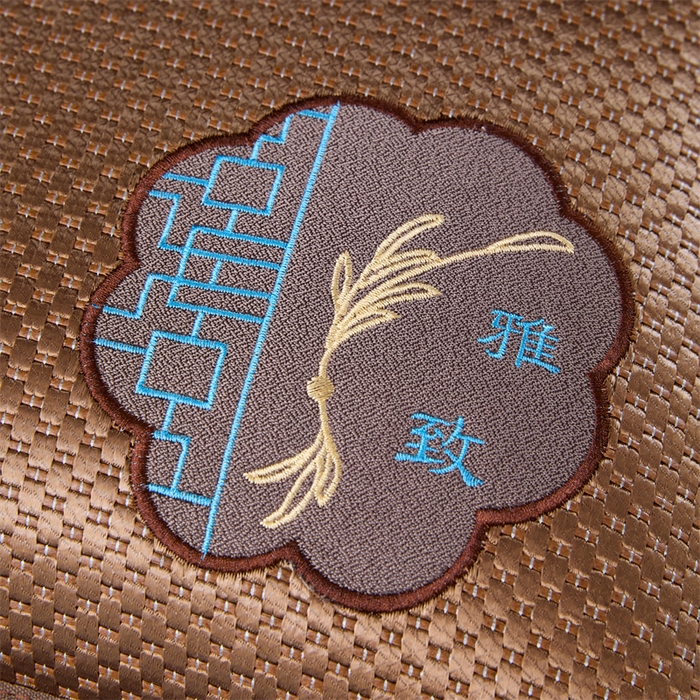 91家纺网 家纺一手货源 找家纺 织布人 2025新款荞麦枕夏季凉感科技布PE藤枕夏凉枕头成人家用防出汗枕头 夏凉冰藤枕-雅致【茶香枕】 