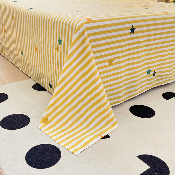 91家纺网 家纺一手货源 找家纺 依庭 2025新款全棉印花花卉款四件套单品系列-单被套 恐龙游记