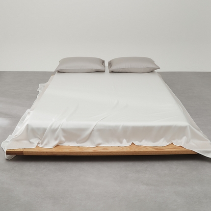 禧缘家纺（原梦想家） 2025新款60天丝简约舒适纯色单品系列-单床单 古董白