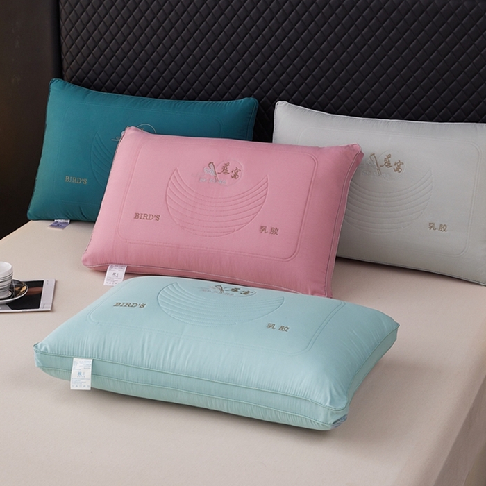 91家纺网 家纺一手货源 找家纺 （总）幸运草 2025新款燕窝整张棉热熔枕芯 成人高枕不变型可拆洗枕头