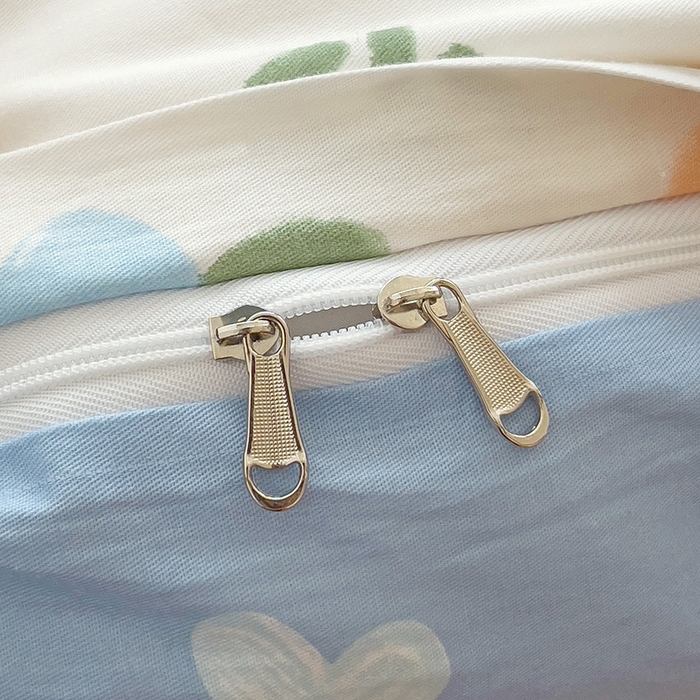 91家纺网 家纺一手货源 找家纺 依庭 2025新款全棉印花花卉款四件套单品系列-单被套 迎曼