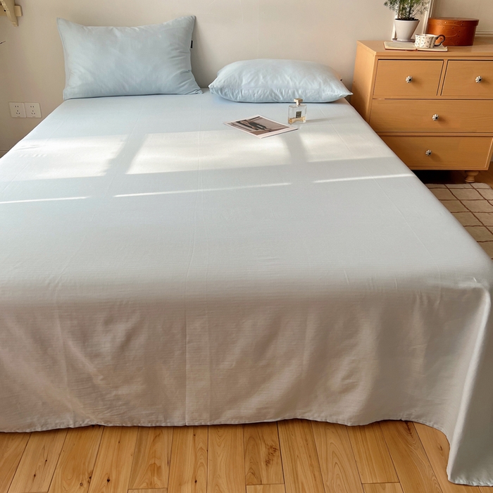 91家纺网 家纺一手货源 找家纺 （总）蜜宿 2025新款A类全棉人字纹床单