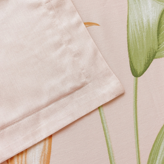 91家纺网 家纺一手货源 找家纺 （总）依庭 2025新款全棉印花花卉款四件套单品系列-单枕套