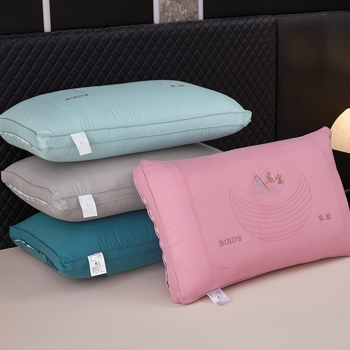 91家纺网 家纺一手货源 找家纺 （总）幸运草 2025新款燕窝整张棉热熔枕芯 成人高枕不变型可拆洗枕头