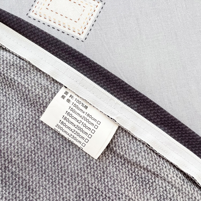 91家纺网 家纺一手货源 找家纺 依庭 2025新款全棉印花花卉款四件套单品系列-单被套 慕尼