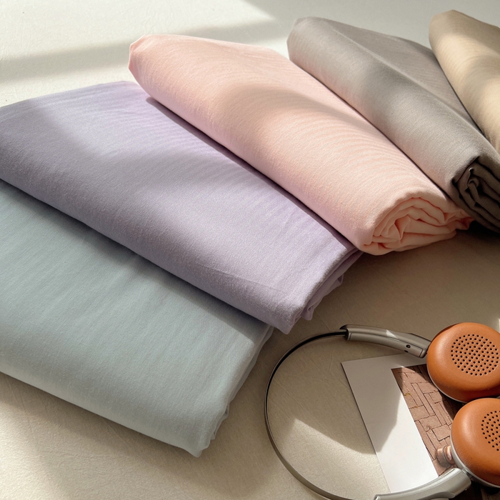 91家纺网 家纺一手货源 找家纺 蜜宿 2025新款A类全棉人字纹床单 组合图