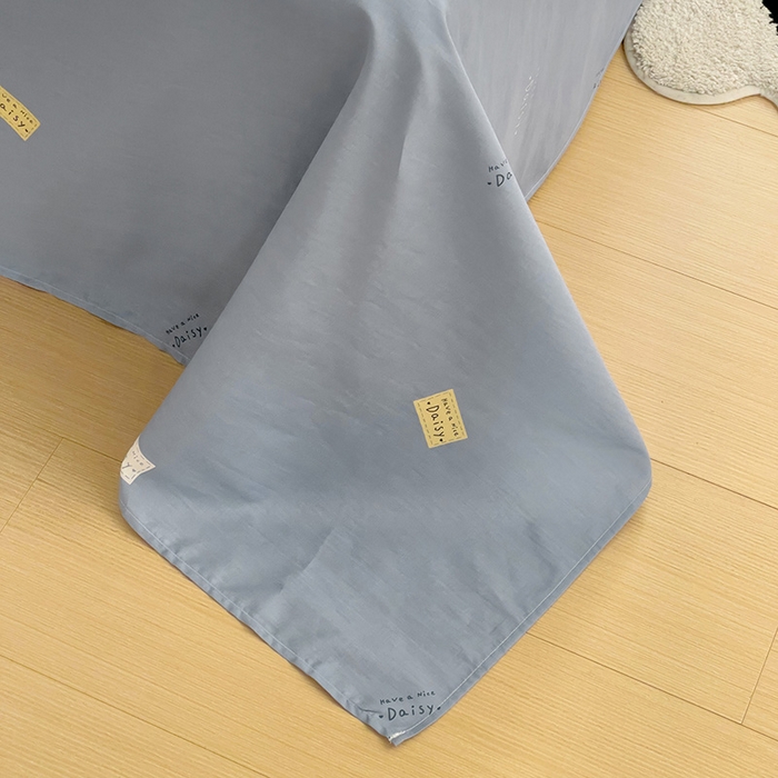 91家纺网 家纺一手货源 找家纺 依庭 2025新款全棉印花花卉款四件套单品系列-单床单 淘淘龙-B版