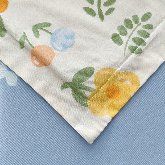 91家纺网 家纺一手货源 找家纺 依庭 2025新款全棉印花花卉款四件套单品系列-单枕套 迎曼