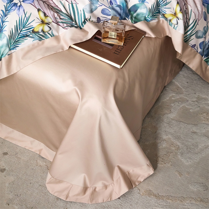 91家纺网 家纺一手货源 找家纺 宏羽纺家纺 2025年高支高密大版数码印花春夏新品 秘鲁之景