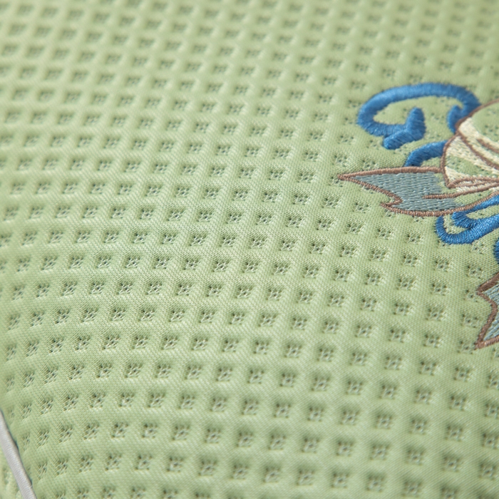 91家纺网 家纺一手货源 找家纺 织布人 2025新款荞麦枕夏季凉感豆豆枕茶叶枕夏凉荞麦枕学生成人家用硬枕 夏凉豆豆护颈椎款-立体蝴蝶绿荞麦枕