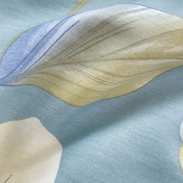 91家纺网 家纺一手货源 找家纺 依庭 2025新款全棉印花花卉款四件套单品系列-单被套 雅韵花香