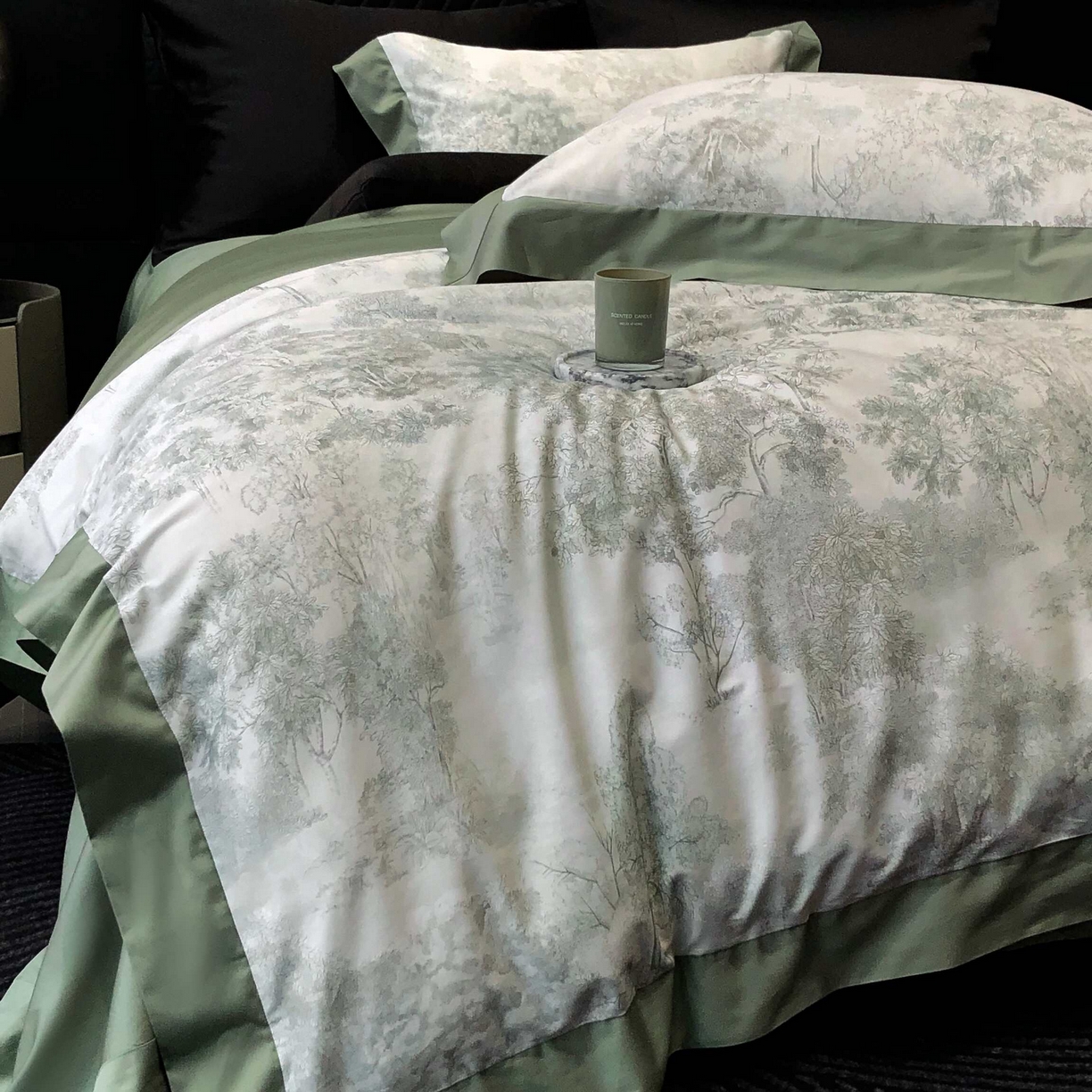 91家纺网 家纺一手货源 找家纺 （总）2025年高支高密长绒棉专版活性数码印花系列四件套【券后控价——券后不低于378】