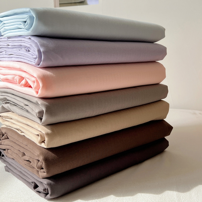 91家纺网 家纺一手货源 找家纺 蜜宿 2025新款A类全棉人字纹床单 组合图