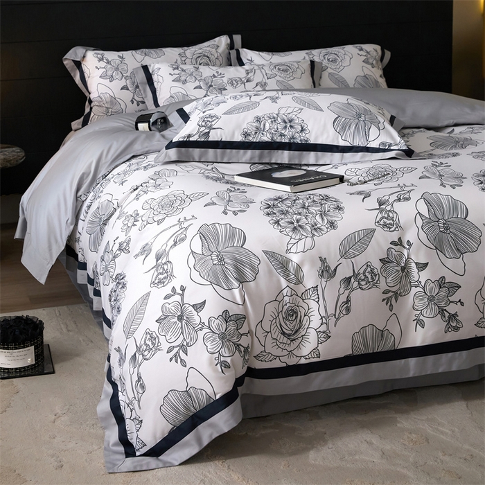 91家纺网 家纺一手货源 找家纺 宏羽纺家纺 2025年高支高密大版数码印花春夏新品 都市心情