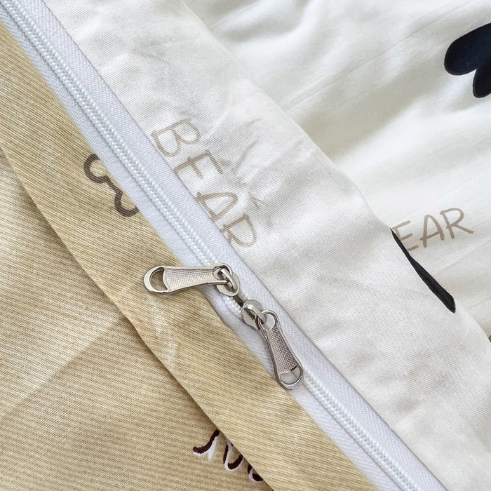 91家纺网 家纺一手货源 找家纺 依庭 2025新款全棉印花花卉款四件套单品系列-单被套 熊圆圆