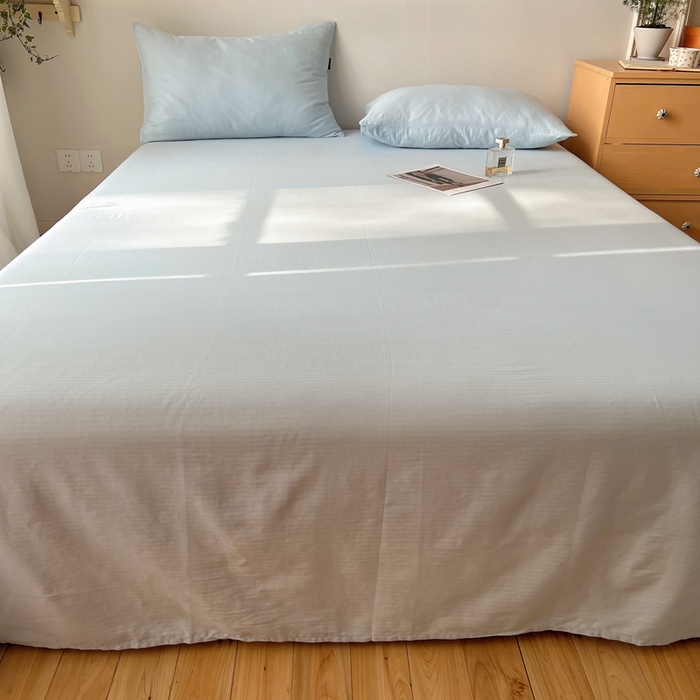 91家纺网 家纺一手货源 找家纺 （总）蜜宿 2025新款A类全棉人字纹床单