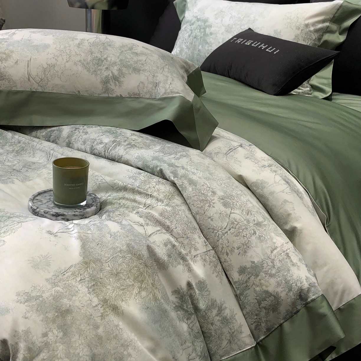 91家纺网 家纺一手货源 找家纺 （总）2025年高支高密长绒棉专版活性数码印花系列四件套【券后控价——券后不低于378】