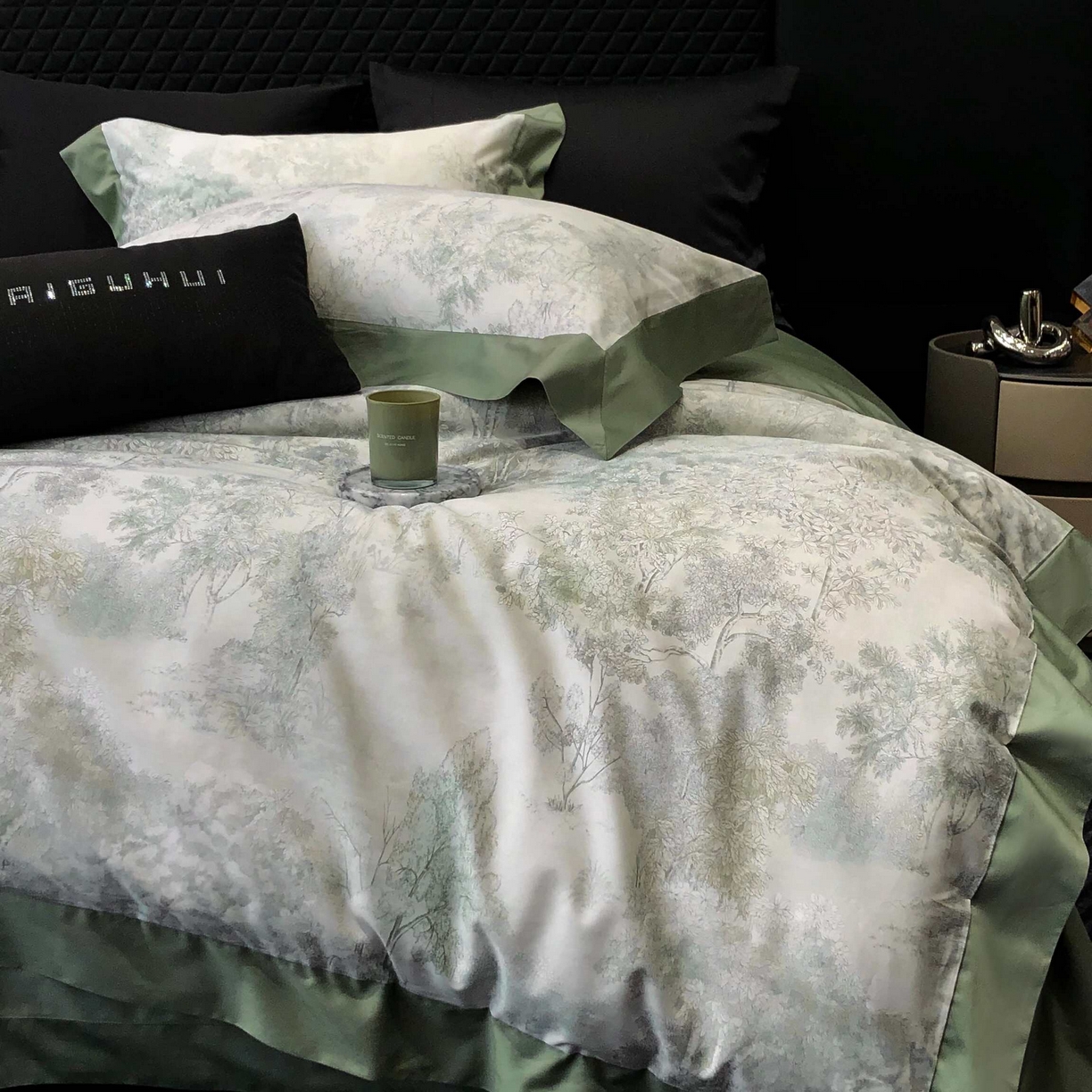 91家纺网 家纺一手货源 找家纺 （总）2025年高支高密长绒棉专版活性数码印花系列四件套【券后控价——券后不低于378】