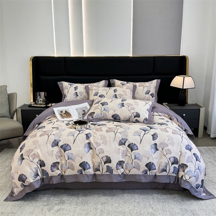 91家纺网 家纺一手货源 找家纺 （总）宏羽纺家纺 2025年高支高密大版数码印花春夏新品