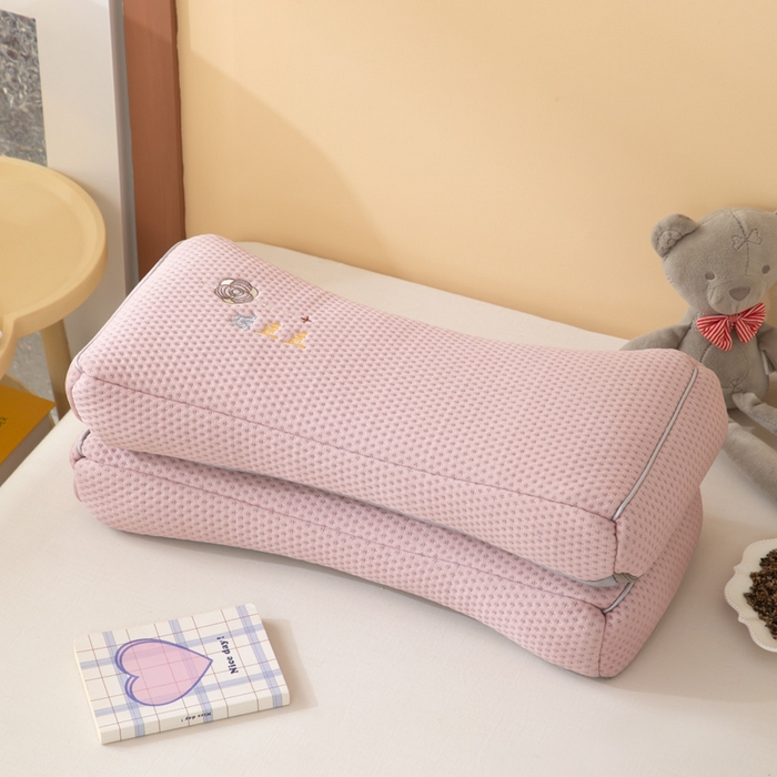 91家纺网 家纺一手货源 找家纺 织布人 2025新款荞麦枕夏季凉感豆豆枕茶叶枕夏凉荞麦枕学生成人家用硬枕 凉豆豆款-四面粉茶香枕