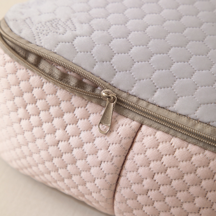 91家纺网 家纺一手货源 找家纺 织布人 2025新款荞麦枕夏季凉感豆豆枕茶叶枕夏凉荞麦枕学生成人家用硬枕 夏凉豆豆护颈椎款-立体蝴蝶粉荞麦枕