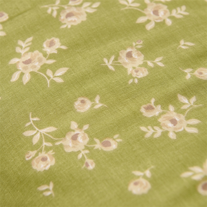 91家纺网 家纺一手货源 找家纺 大熊枕芯 2025新款田园风全棉印花双层纱萌趣兔子三角荞麦护颈枕枕头枕芯 田园兔三角枕-绿50*15*15cm/只