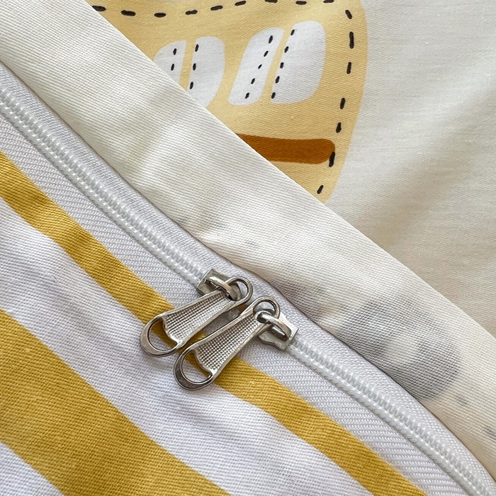 91家纺网 家纺一手货源 找家纺 依庭 2025新款全棉印花花卉款四件套单品系列-单被套 恐龙游记