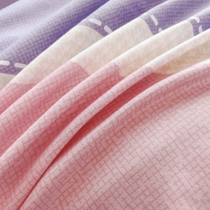 91家纺网 家纺一手货源 找家纺 依庭 2025新款全棉印花花卉款四件套单品系列-单被套 莫妮卡