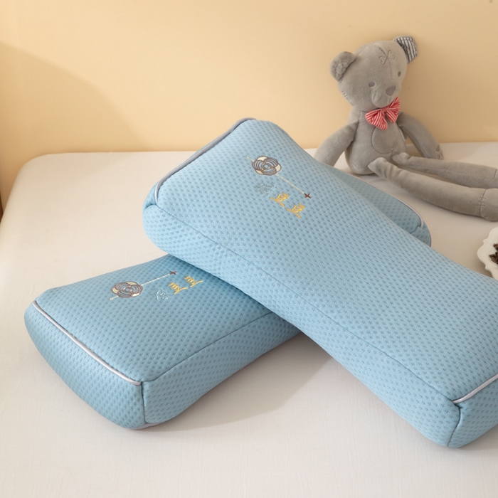 91家纺网 家纺一手货源 找家纺 织布人 2025新款荞麦枕夏季凉感豆豆枕茶叶枕夏凉荞麦枕学生成人家用硬枕 凉豆豆款-四面蓝色茶香枕