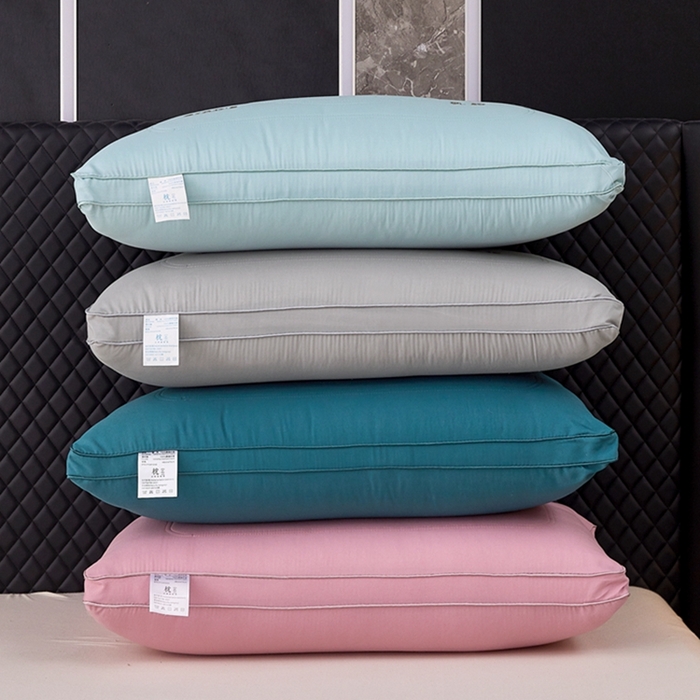 91家纺网 家纺一手货源 找家纺 （总）幸运草 2025新款燕窝整张棉热熔枕芯 成人高枕不变型可拆洗枕头