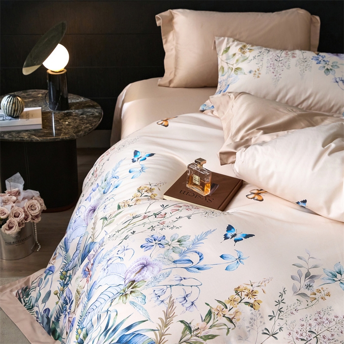 91家纺网 家纺一手货源 找家纺 宏羽纺家纺 2025年高支高密大版数码印花春夏新品 秘鲁之景