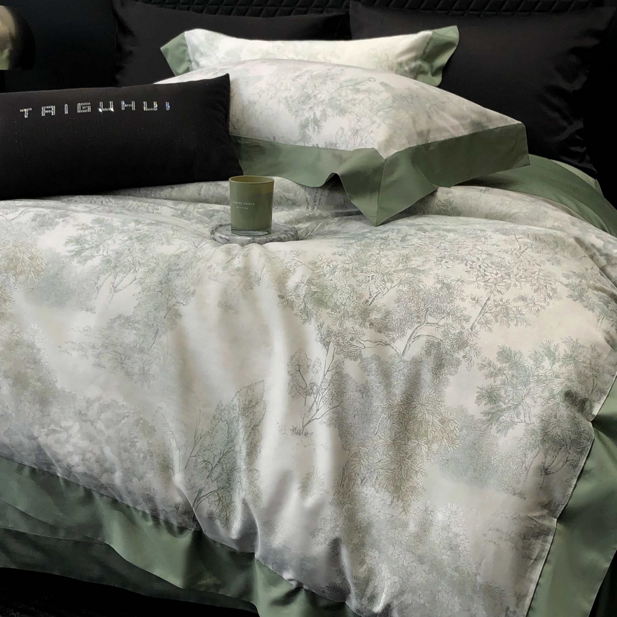 91家纺网 家纺一手货源 找家纺 （总）2025年高支高密长绒棉专版活性数码印花系列四件套【券后控价——券后不低于378】