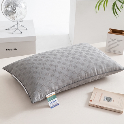 91家纺网 家纺一手货源 找家纺 （总）仁宇枕业 2025新款新品特价跑量款棋盘格提花舒适单边双边枕头枕芯