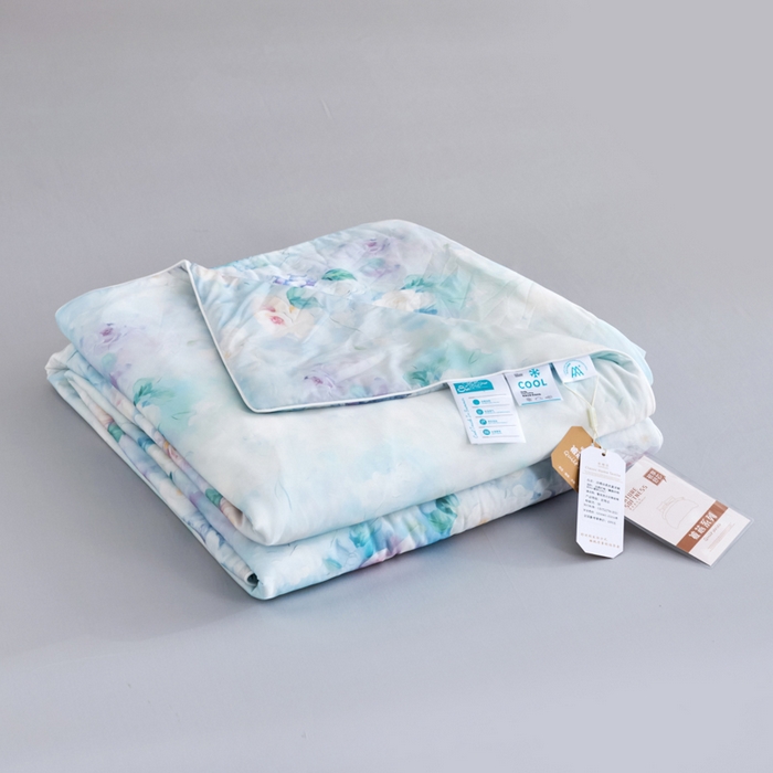 91家纺网 家纺一手货源 找家纺 好老表被业 2025新款亲肤舒适3D印花凉感丝夏被夏凉被空调被 索菲亚