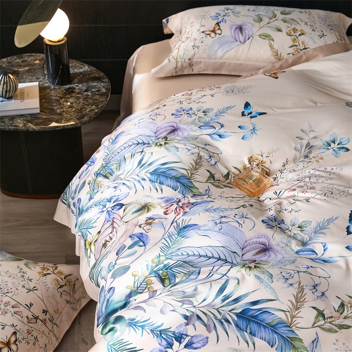 91家纺网 家纺一手货源 找家纺 宏羽纺家纺 2025年高支高密大版数码印花春夏新品 秘鲁之景