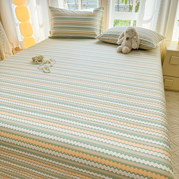 91家纺网 家纺一手货源 找家纺 吉象家纺 2025新款老粗布三件套-床单款 拿坡里