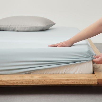 91家纺网 家纺一手货源 找家纺 （总）禧缘家纺（原梦想家） 2025新款60天丝简约舒适纯色单品系列-单床笠