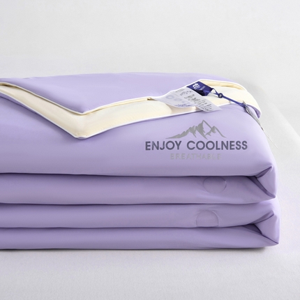 91家纺网 家纺一手货源 找家纺 （总）亿莱鑫 2025新款A类雪山丝凉感丝夏凉被夏凉被 空调被 被子夏被