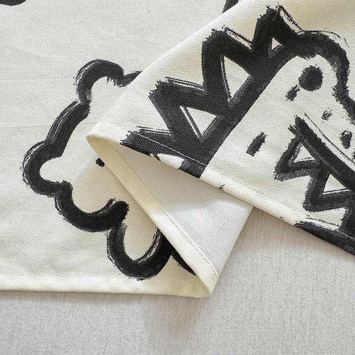 91家纺网 家纺一手货源 找家纺 吉象家纺 2025新款老粗布三件套-床单款 漫画家