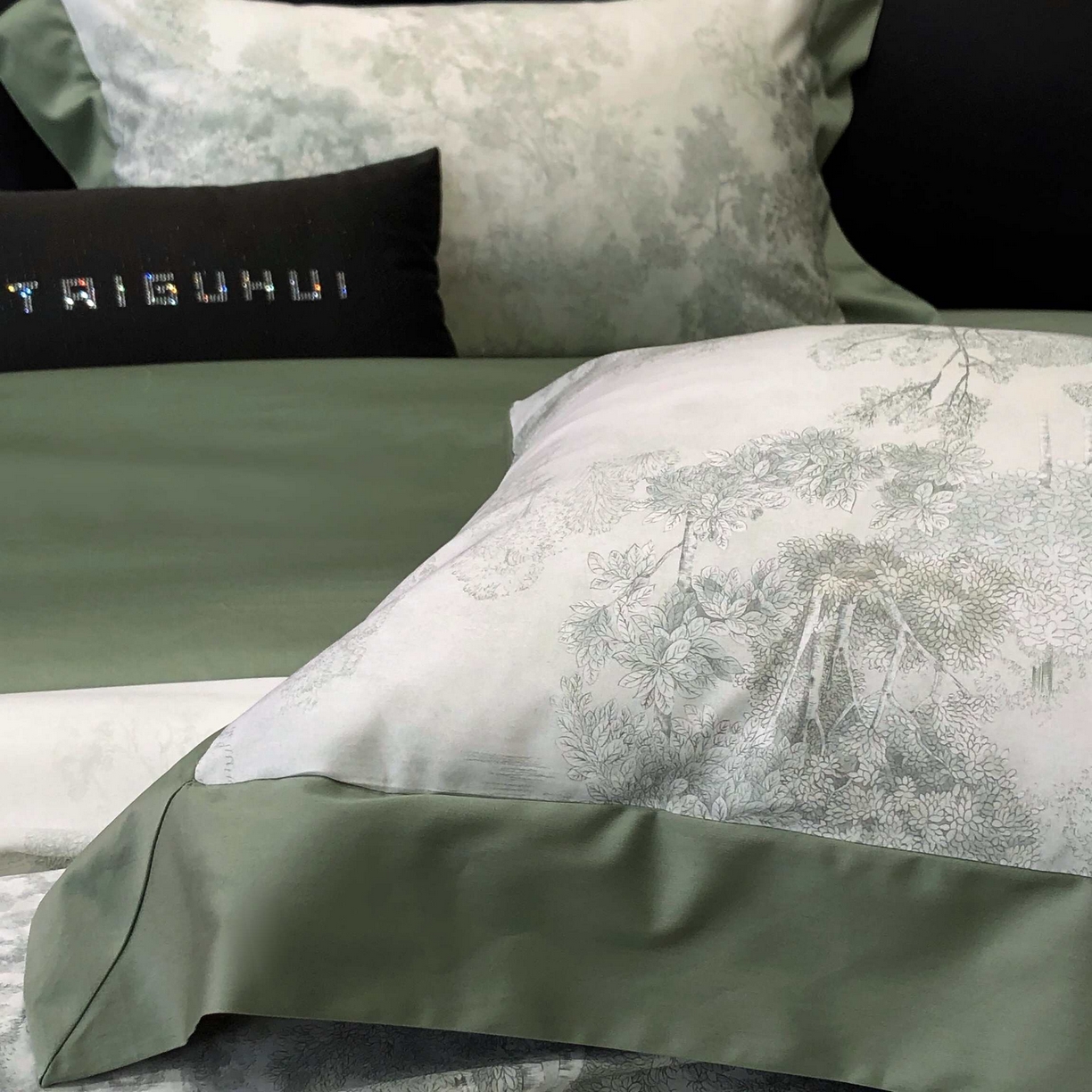 91家纺网 家纺一手货源 找家纺 （总）2025年高支高密长绒棉专版活性数码印花系列四件套【券后控价——券后不低于378】