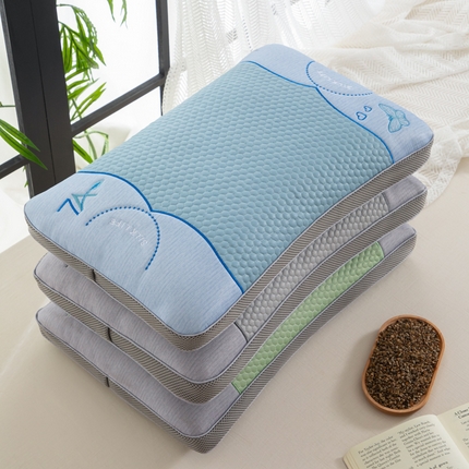 （总）织布人 2025新款荞麦枕夏季凉感枕7A级凉感防出汗夏凉枕成人家用颈椎硬枕