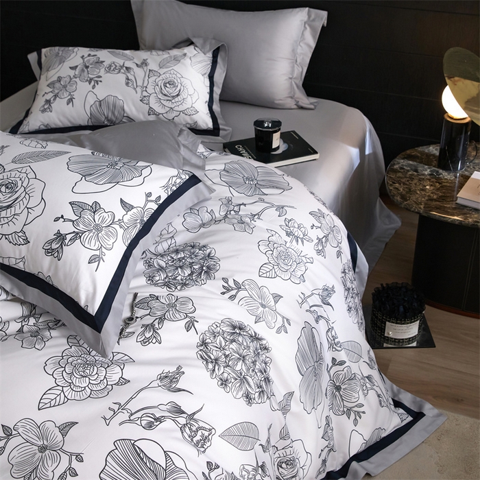 91家纺网 家纺一手货源 找家纺 （总）宏羽纺家纺 2025年高支高密大版数码印花春夏新品