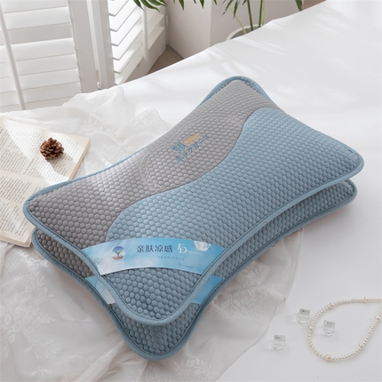 91家纺网 家纺一手货源 找家纺 （总）仁宇枕业 2025新款新品夏季凉豆豆熬夜枕系列荞麦枕头枕芯