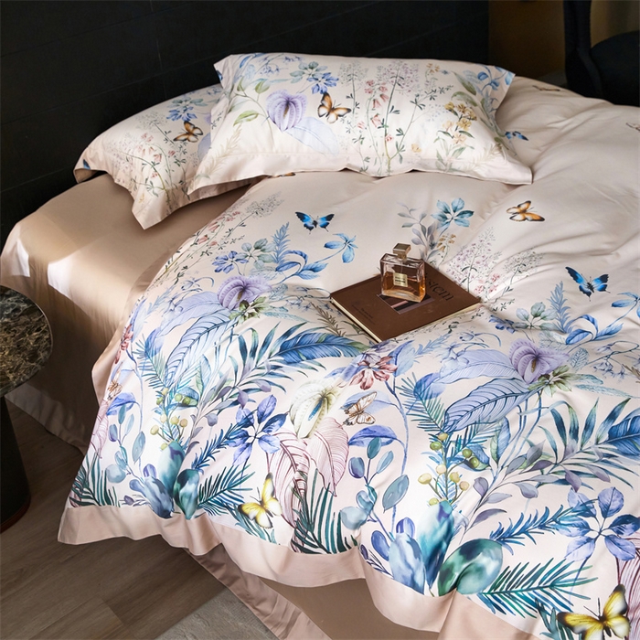 91家纺网 家纺一手货源 找家纺 宏羽纺家纺 2025年高支高密大版数码印花春夏新品 秘鲁之景