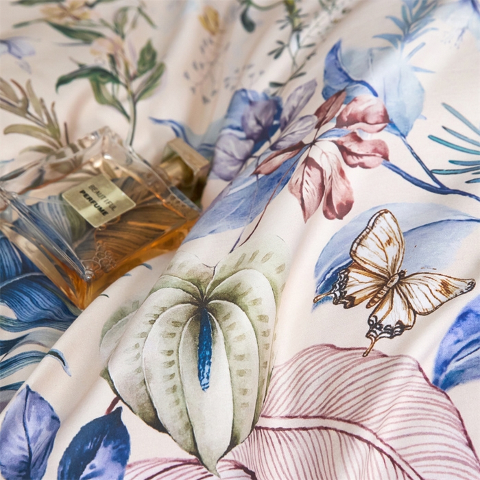 91家纺网 家纺一手货源 找家纺 宏羽纺家纺 2025年高支高密大版数码印花春夏新品 秘鲁之景