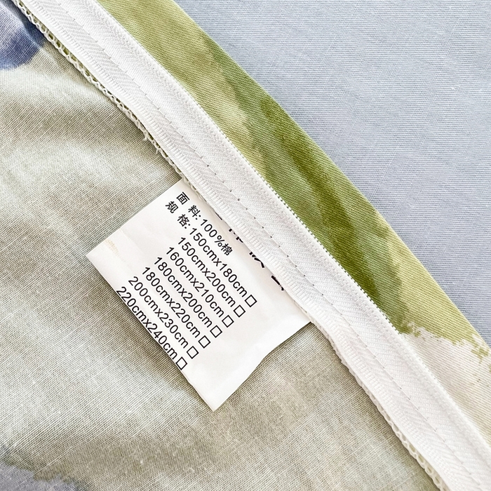 91家纺网 家纺一手货源 找家纺 依庭 2025新款全棉印花花卉款四件套单品系列-单被套 雅秀