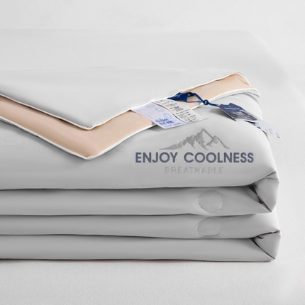 91家纺网 家纺一手货源 找家纺 （总）亿莱鑫 2025新款A类雪山丝凉感丝夏凉被夏凉被 空调被 被子夏被