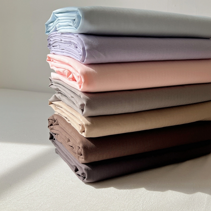 91家纺网 家纺一手货源 找家纺 蜜宿 2025新款A类全棉人字纹床单 组合图